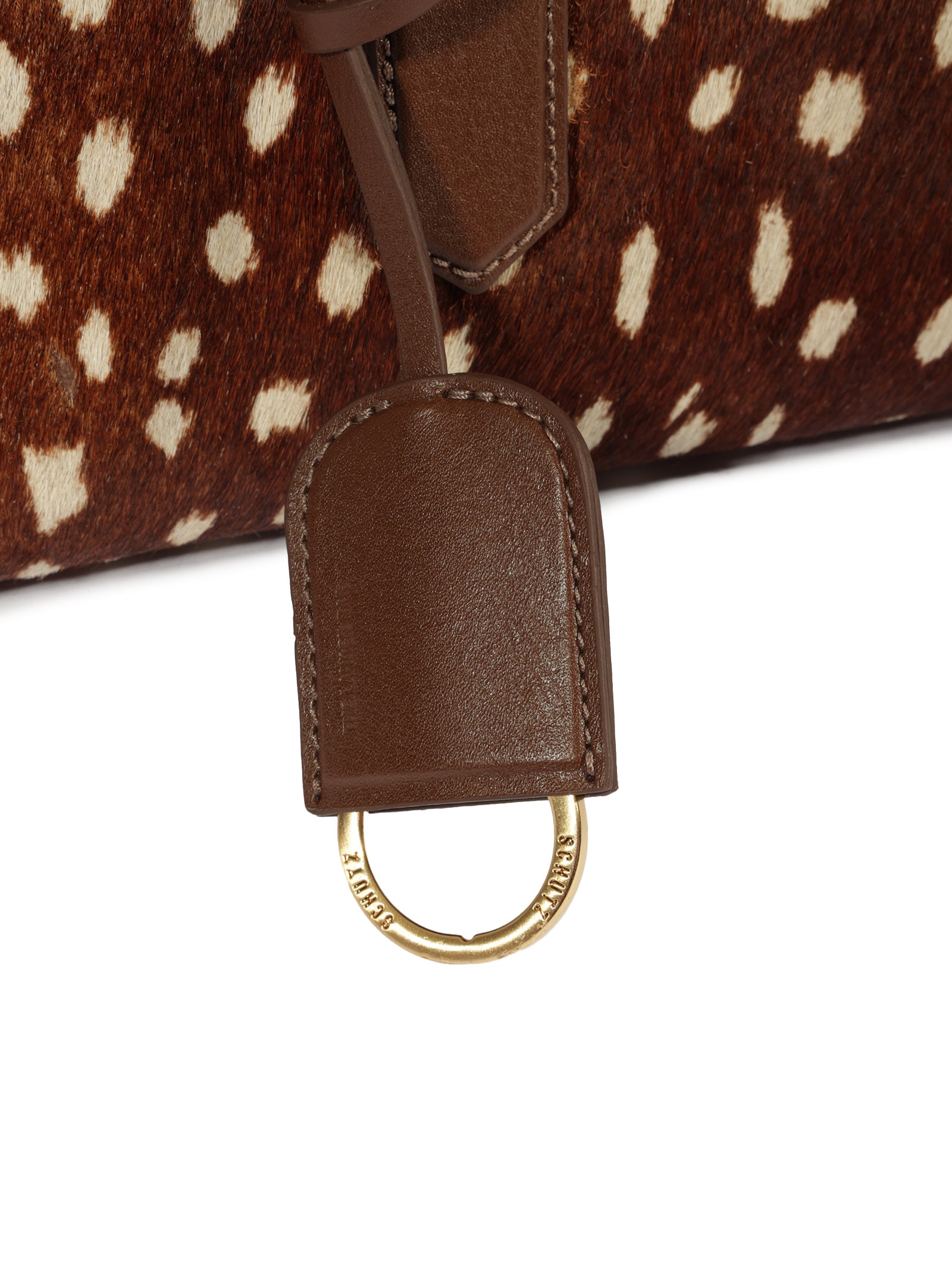 Bolsa Feminina Tote Lauren Couro Animal Print Schutz