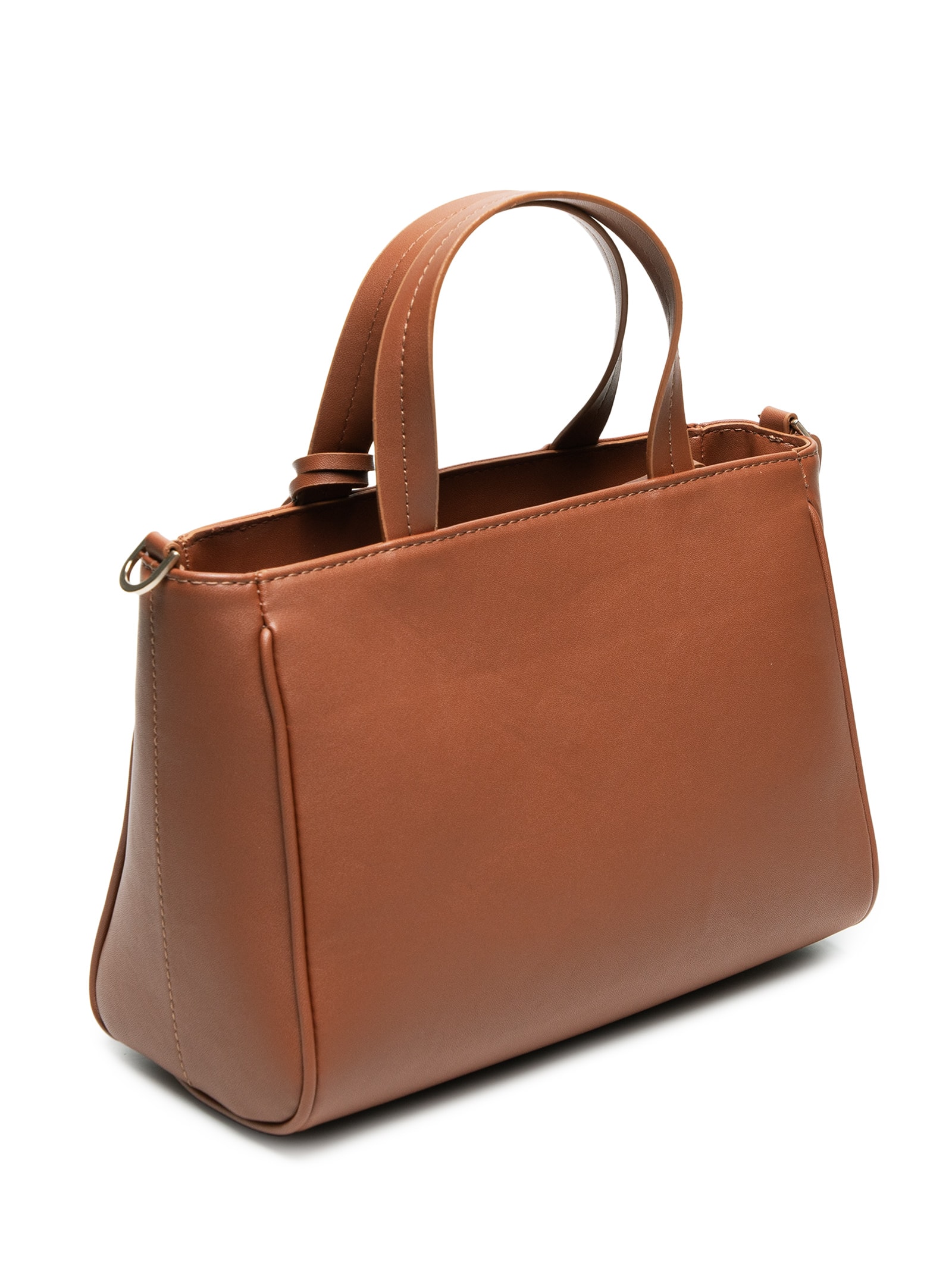 Bolsa Feminina Tote Média Com Porta Cartão - Anacapri - Marrom