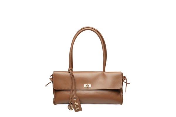 Bolsa Feminina Tote Média Couro - Marrom