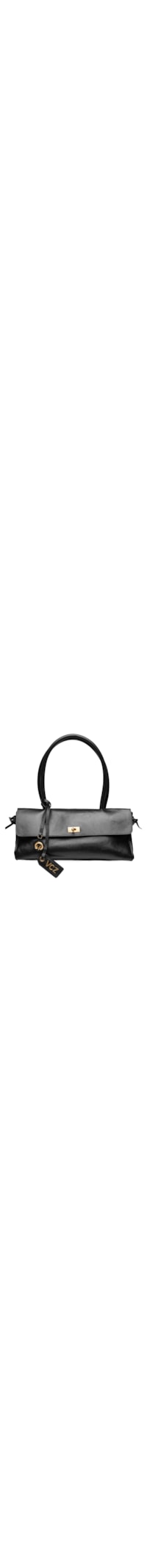 Bolsa Feminina Tote Média Couro - Preto