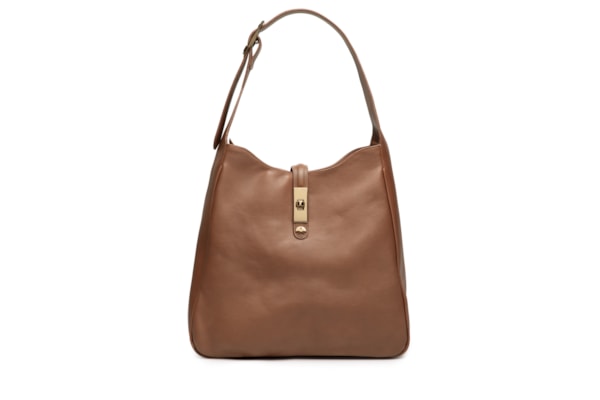 Bolsa Feminina Tote Média Em Couro – Marrom