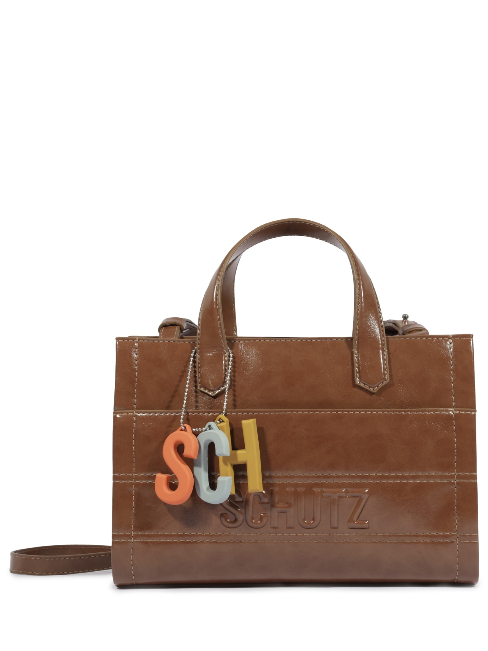 Bolsa Feminina Tote Média Sian - Marrom - Schutz