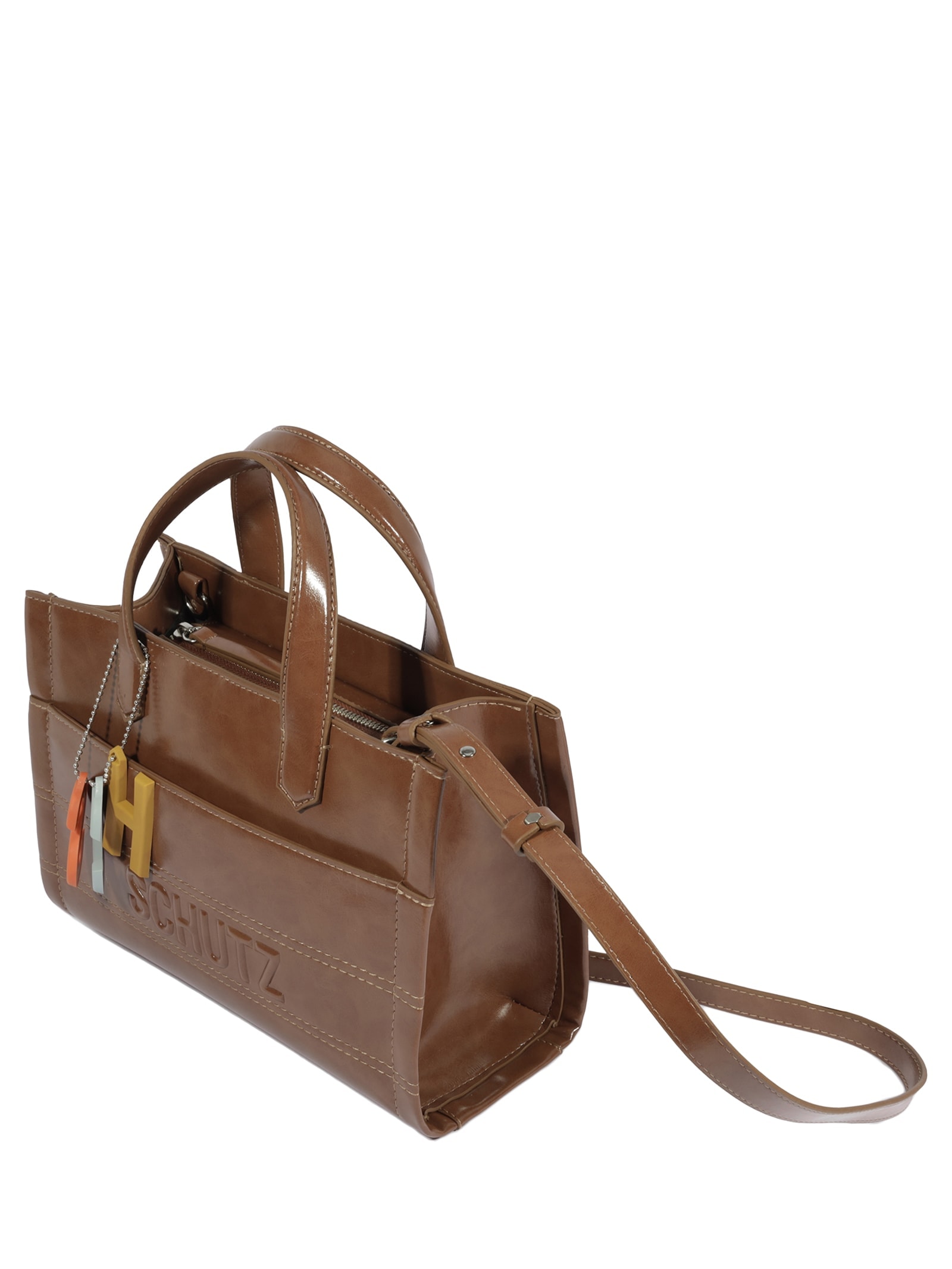 Bolsa Feminina Tote Média Sian - Marrom - Schutz