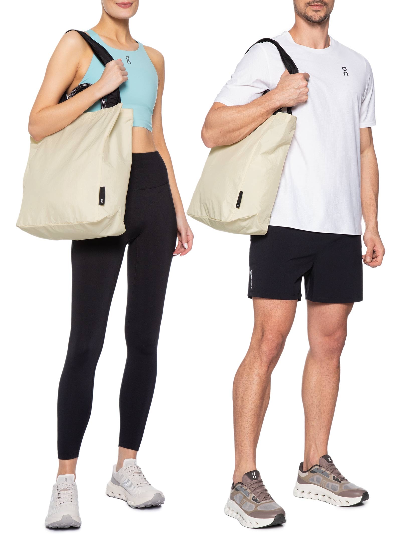 Bolsa Feminina Tote Pack 25L Bege On Running