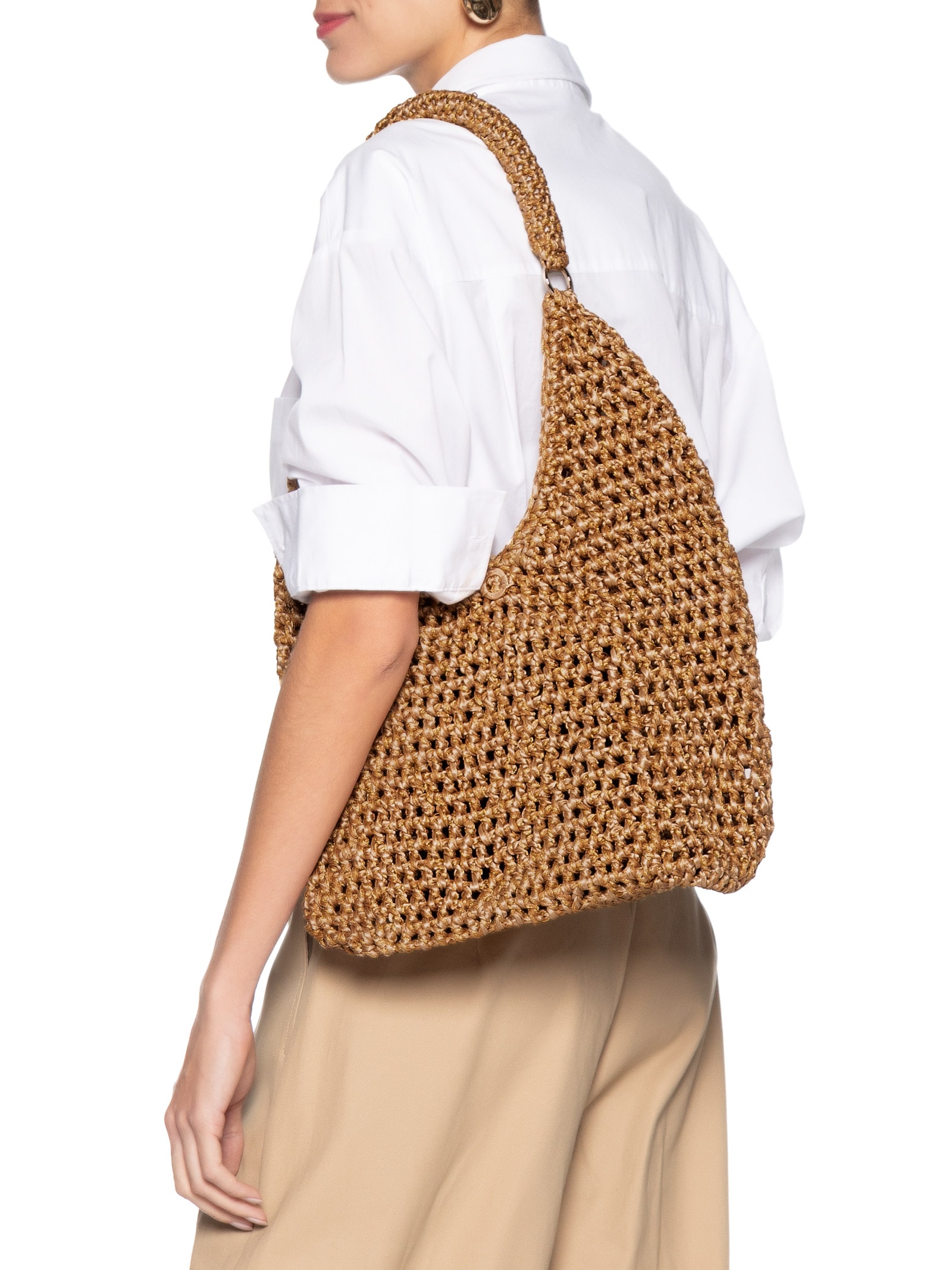 Bolsa Feminina Tote Palí Bege Catarina Mina