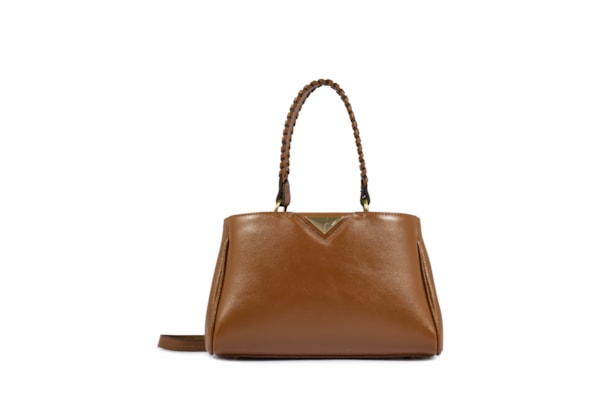 Bolsa Feminina Tote Pequena Sunny Couro - Marrom