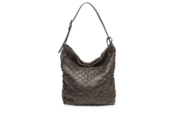 Bolsa Feminina Tote Pirarucu Soft - Marrom