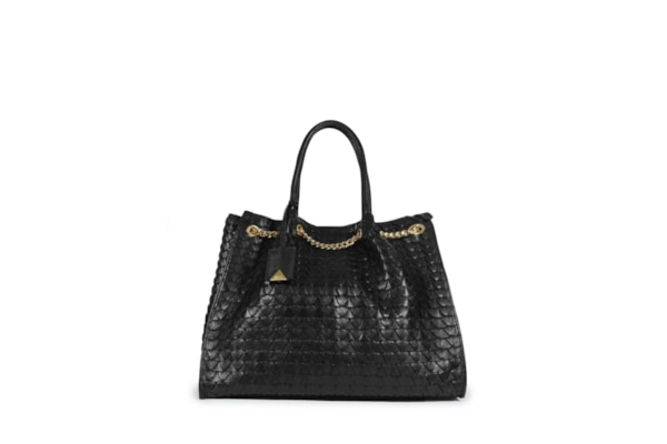 Bolsa Feminina Tote Rebecca Couro - Preto