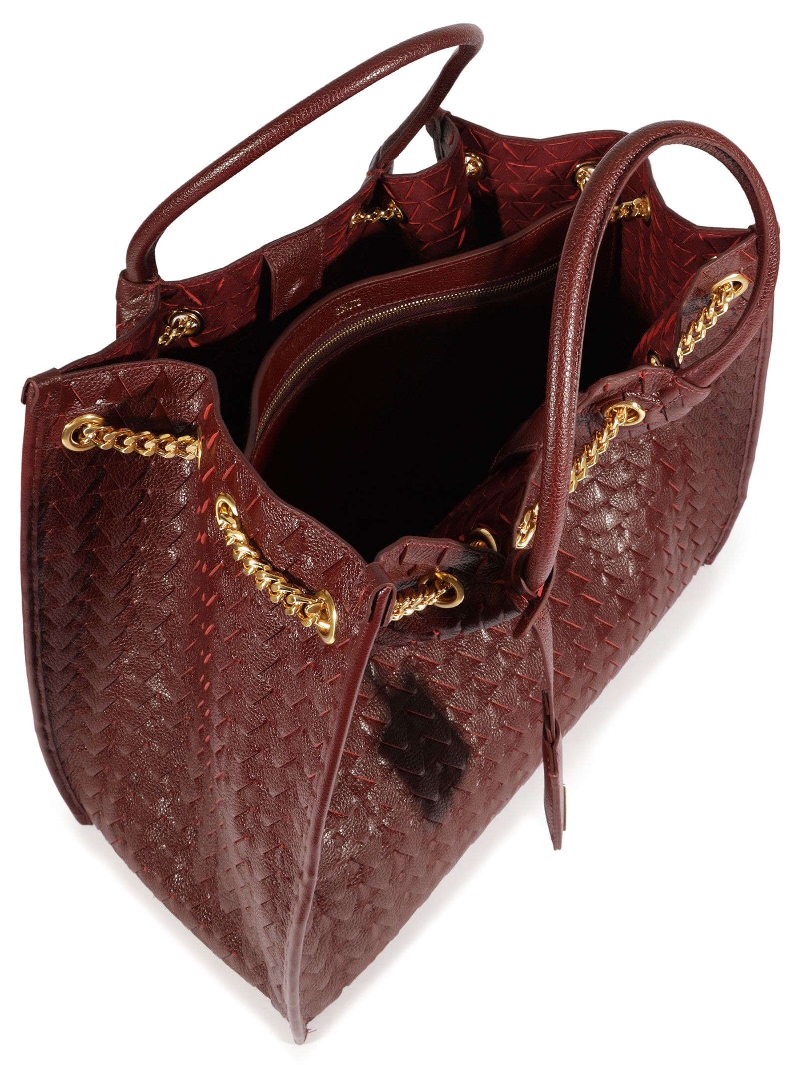 Bolsa Feminina Tote Rebecca Couro Vinho Schutz