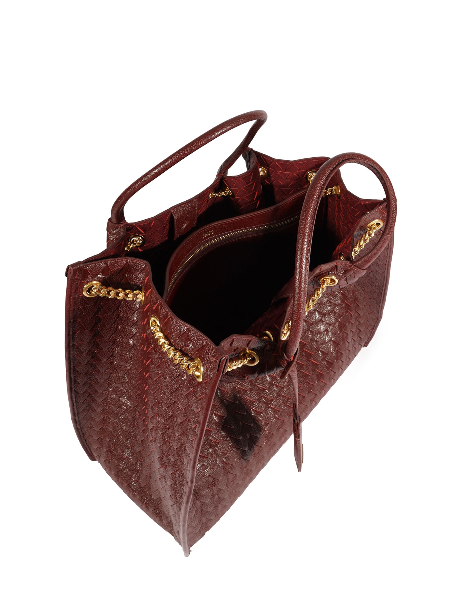 Bolsa Feminina Tote Rebecca Couro Vinho Schutz