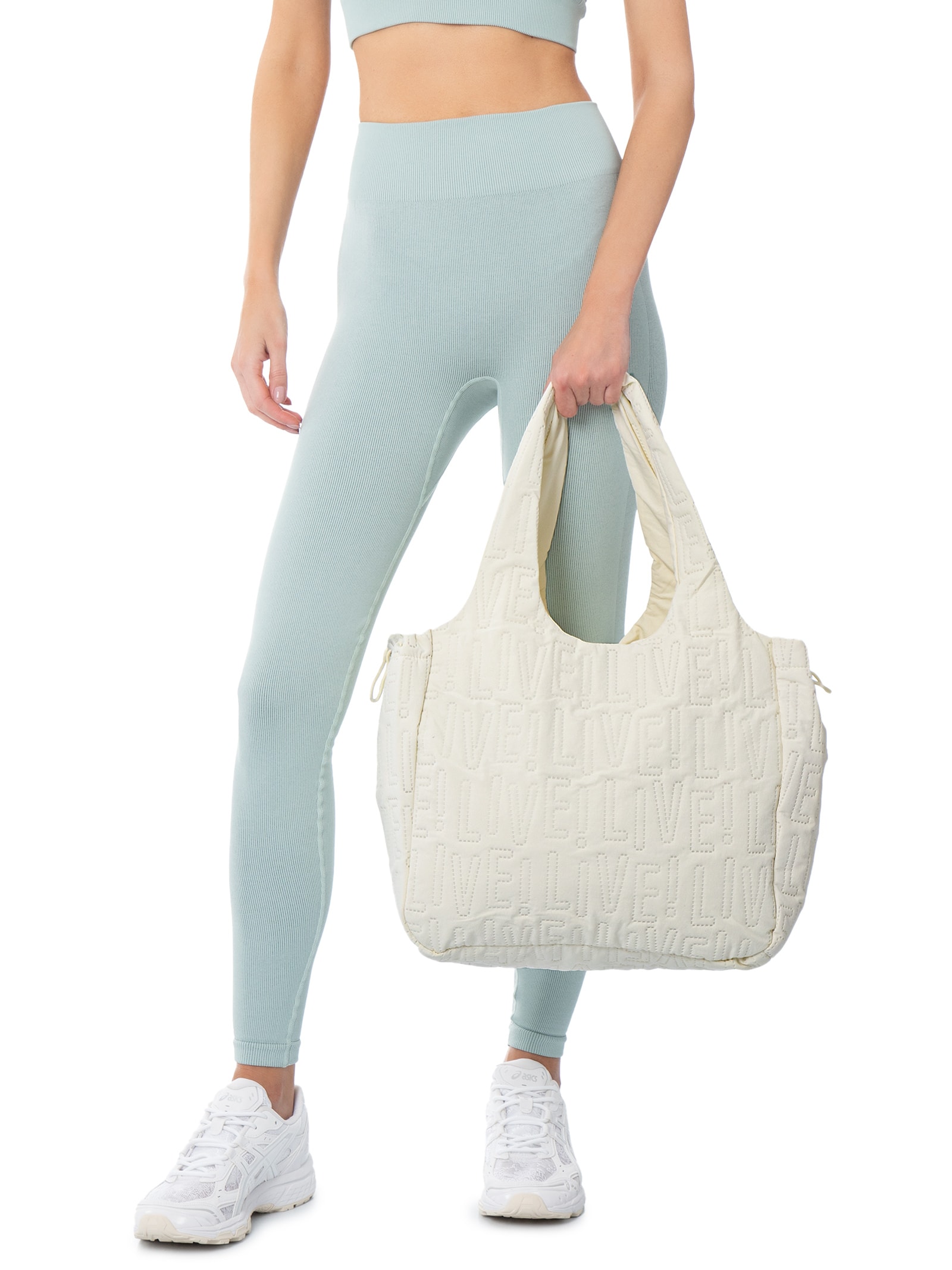 Bolsa Feminina Tote Signature Off White Live!