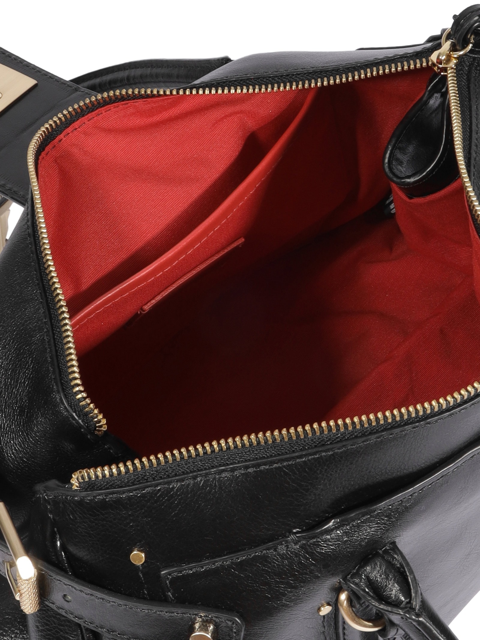 Bolsa Feminina Tote The Secret Couro Preto Schutz