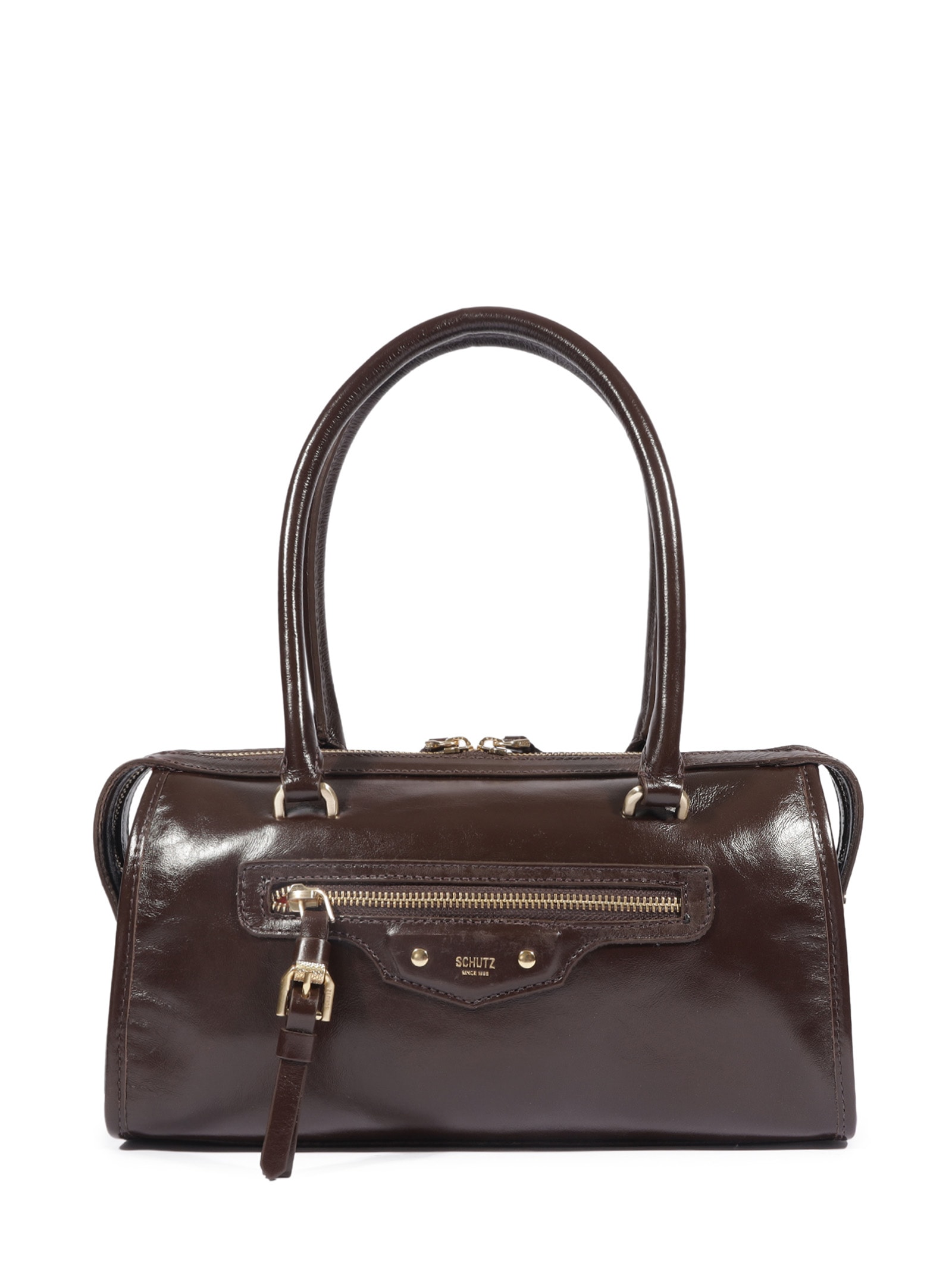 Bolsa Feminina Tote Tote Verona Média Couro Marrom Schutz