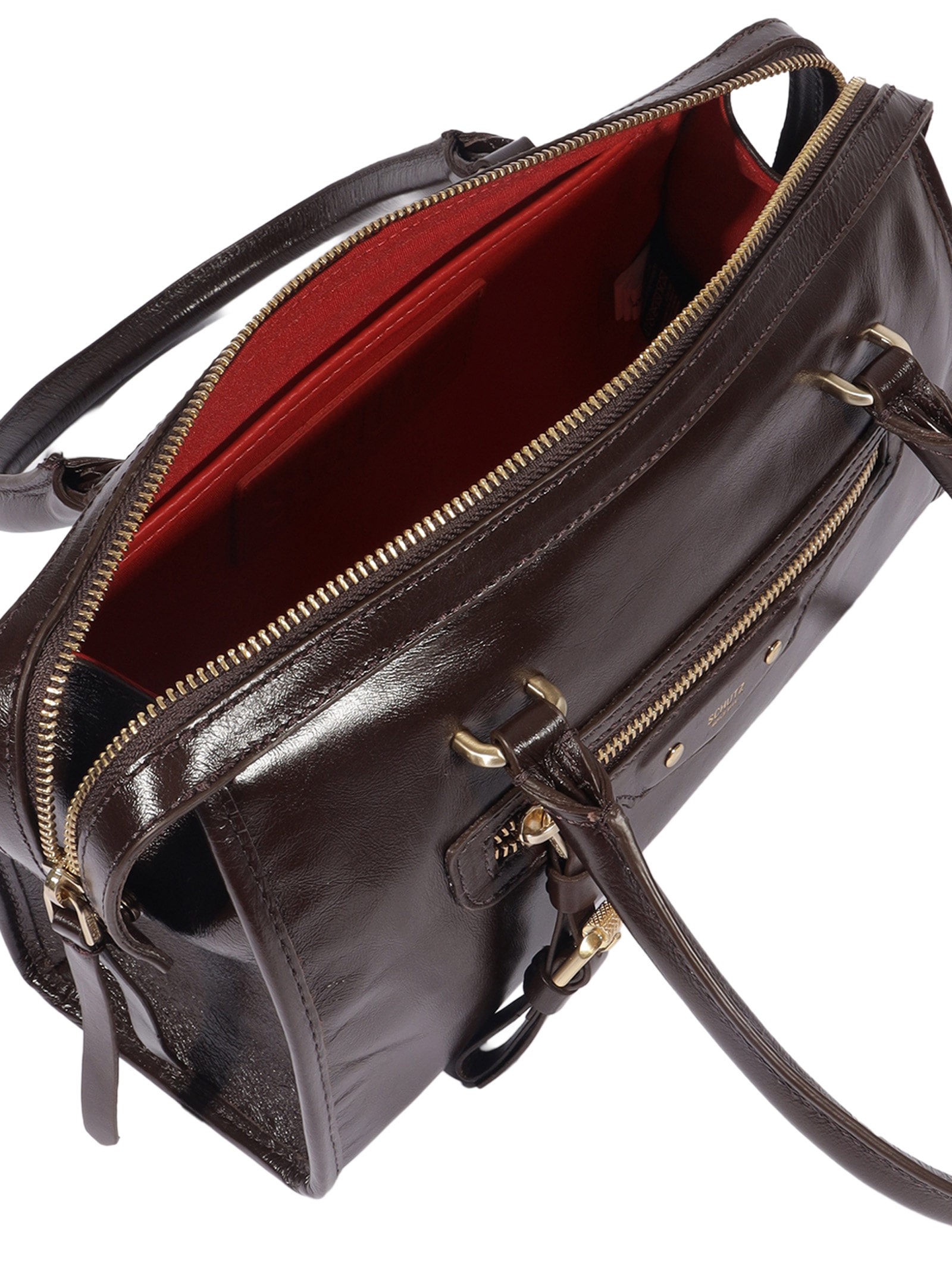 Bolsa Feminina Tote Tote Verona Média Couro Marrom Schutz