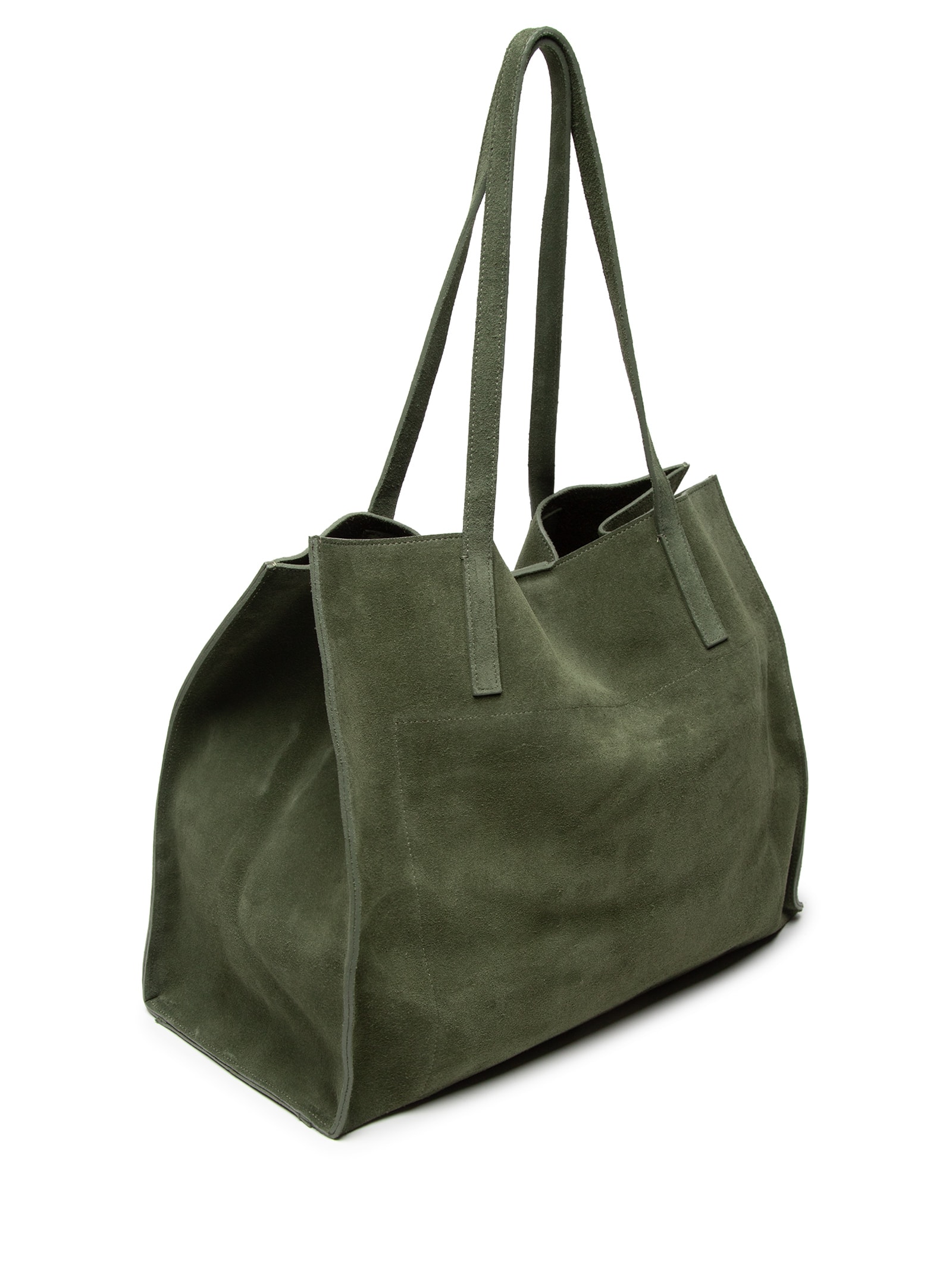 Bolsa Feminina Tote Yvi Camurça Verde Osklen
