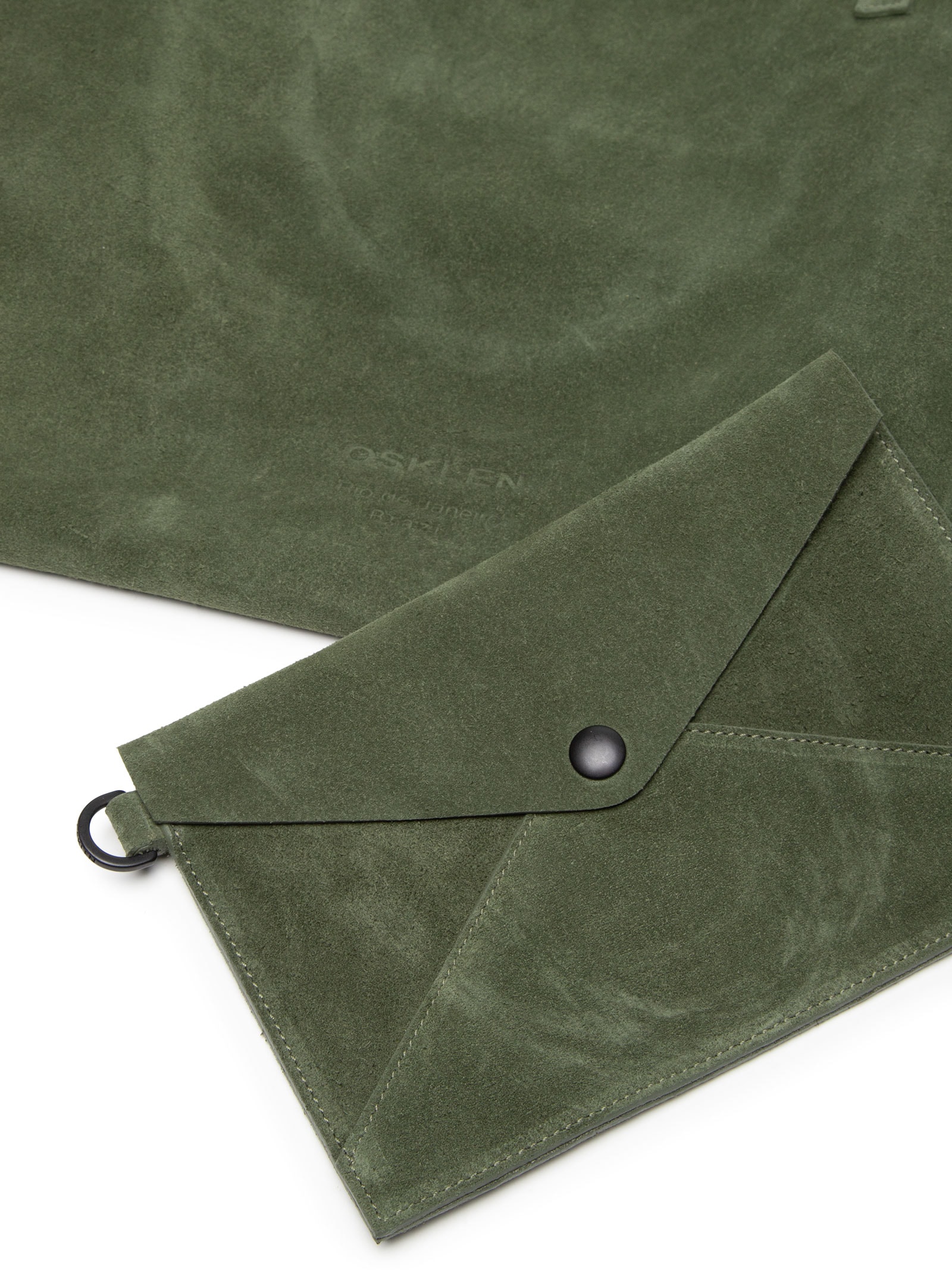 Bolsa Feminina Tote Yvi Camurça Verde Osklen
