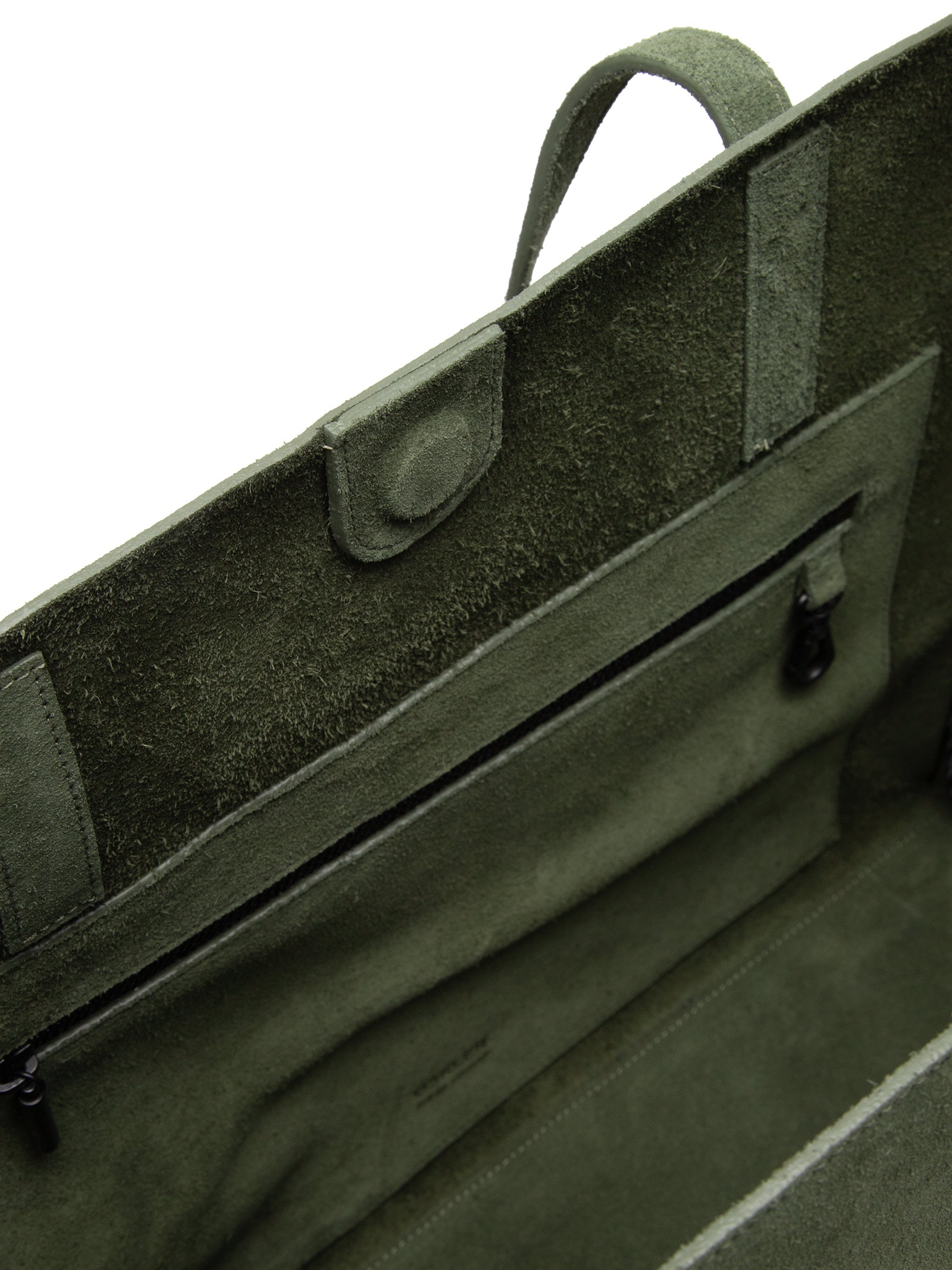 Bolsa Feminina Tote Yvi Camurça Verde Osklen