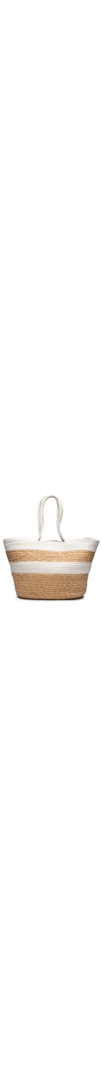 Bolsa Feminina Totebag Bicolor Ylana - Bege