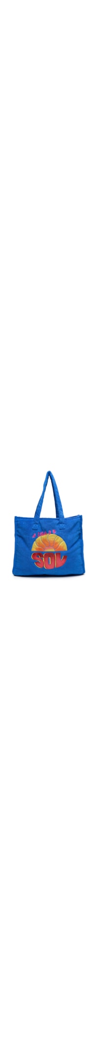 Bolsa Feminina Totebag Praiana Siga O Sol - Azul