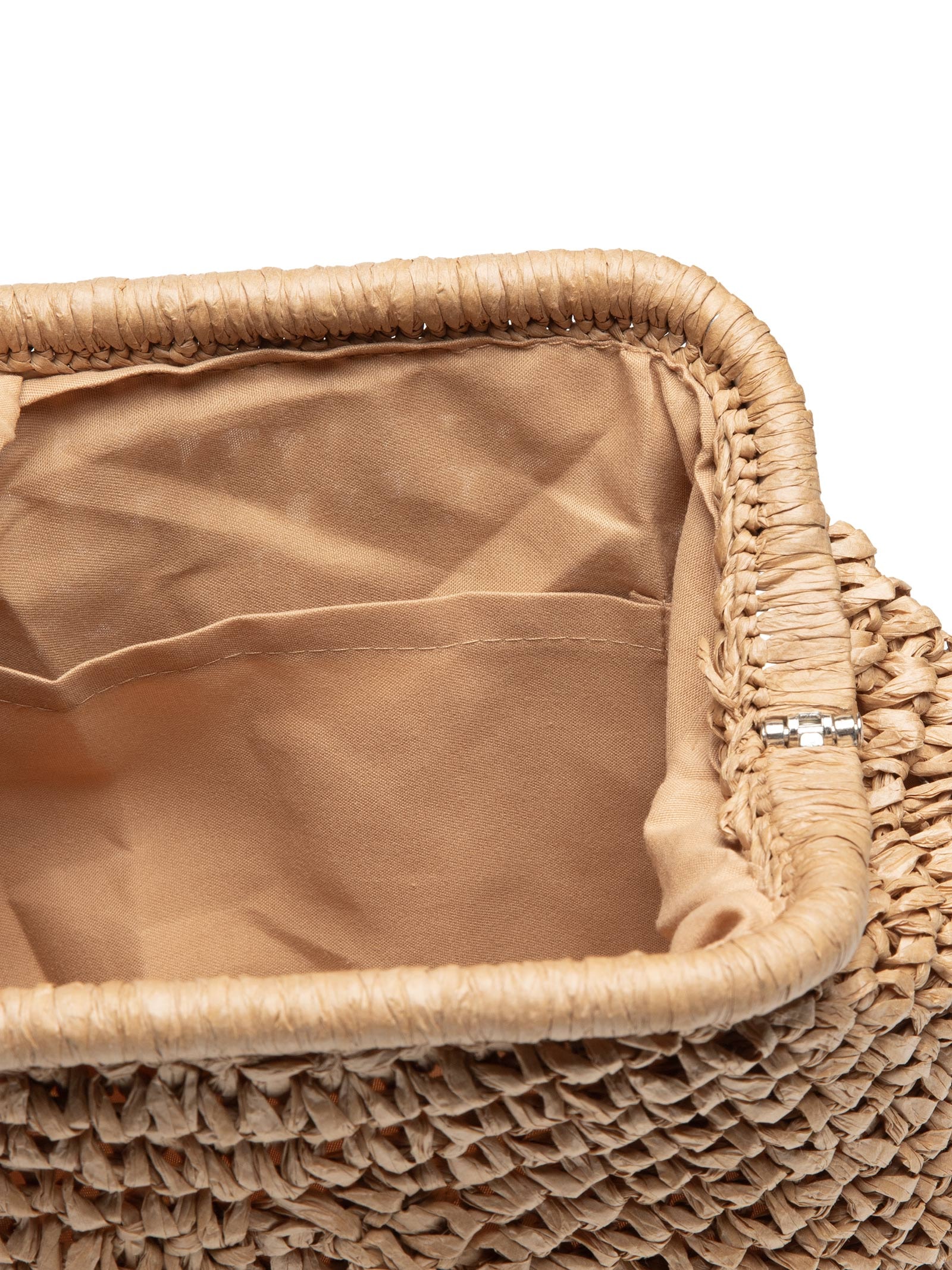 Bolsa Feminina Trama Alça Bolas Bege Cacay