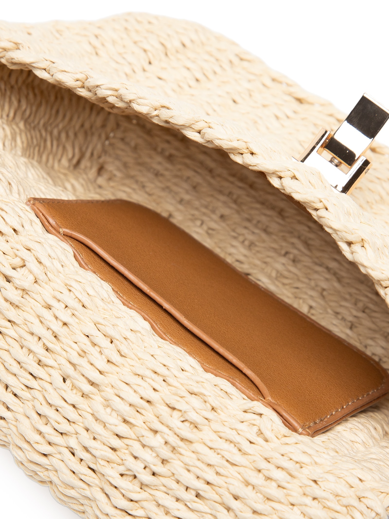 Bolsa Feminina Trama De Tela Off White Basiq