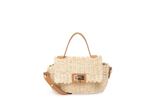 Bolsa Feminina Trama De Tela - Off White