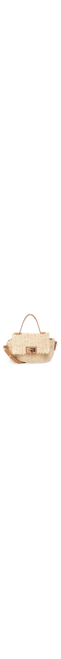 Bolsa Feminina Trama De Tela - Off White