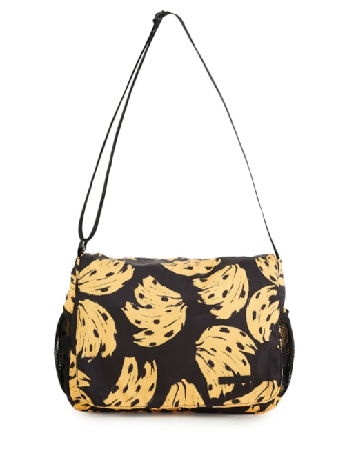 Bolsa Feminina Transversal Brisa Bossa Banana Pre – Preto