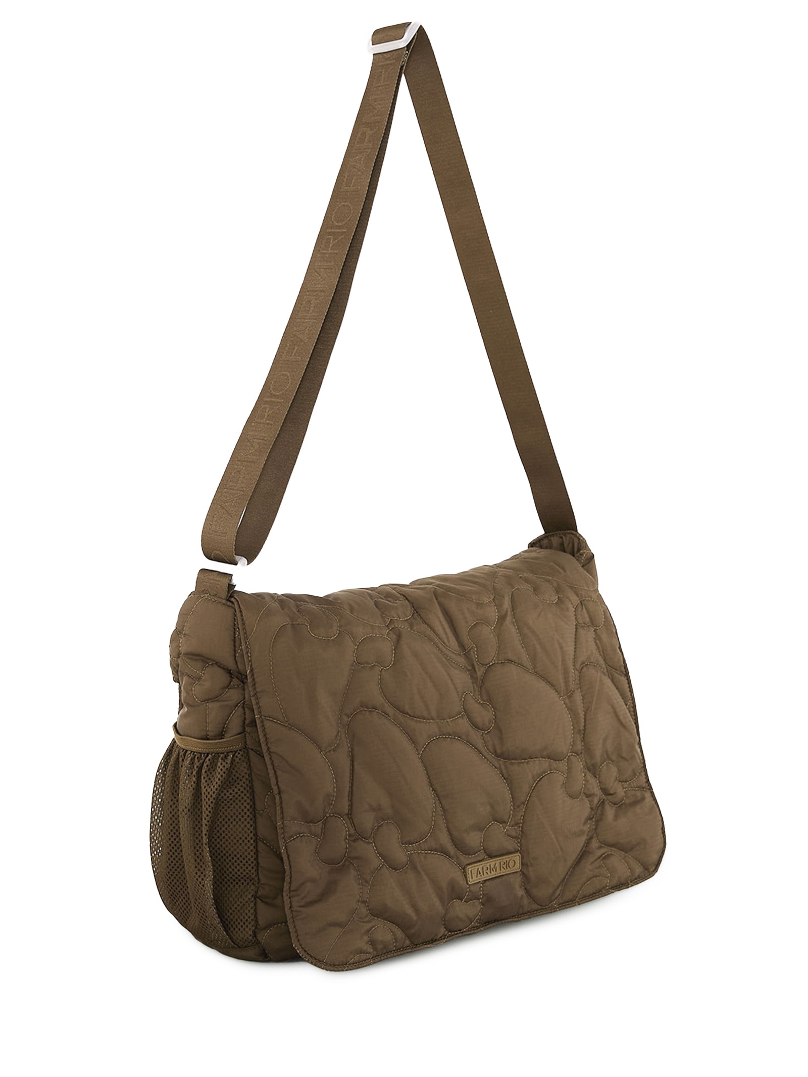Bolsa Feminina Transversal Brisa Puffer Marrom Farm Etc