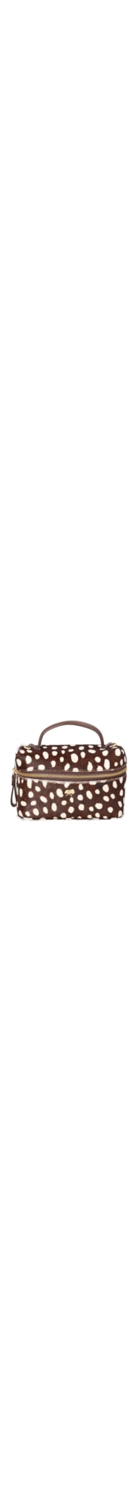 Bolsa Feminina Vanity Pequena Animal Print – Marrom