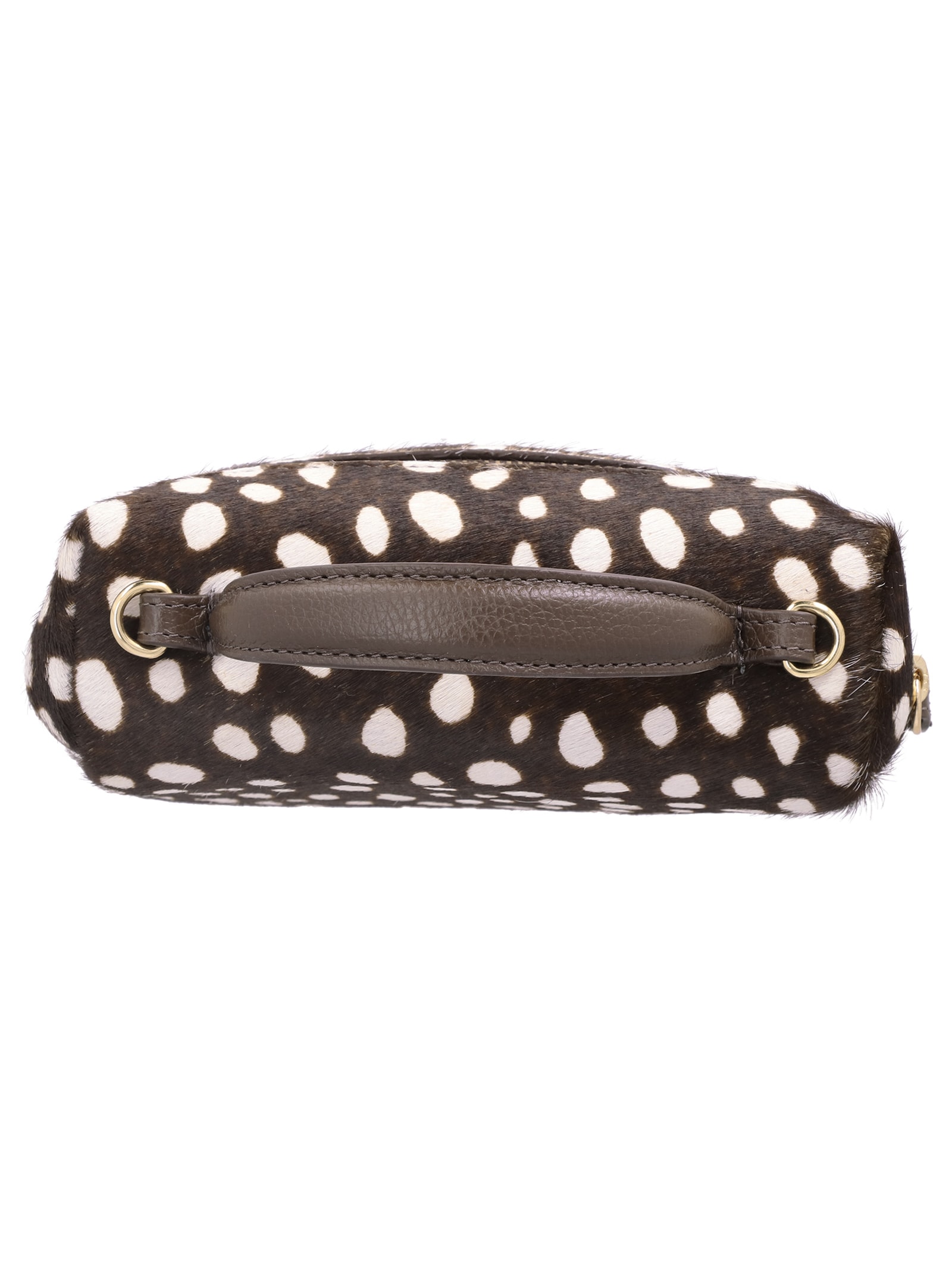 Bolsa Feminina Vanity Pequena Animal Print – Marrom Luiza Barcelos