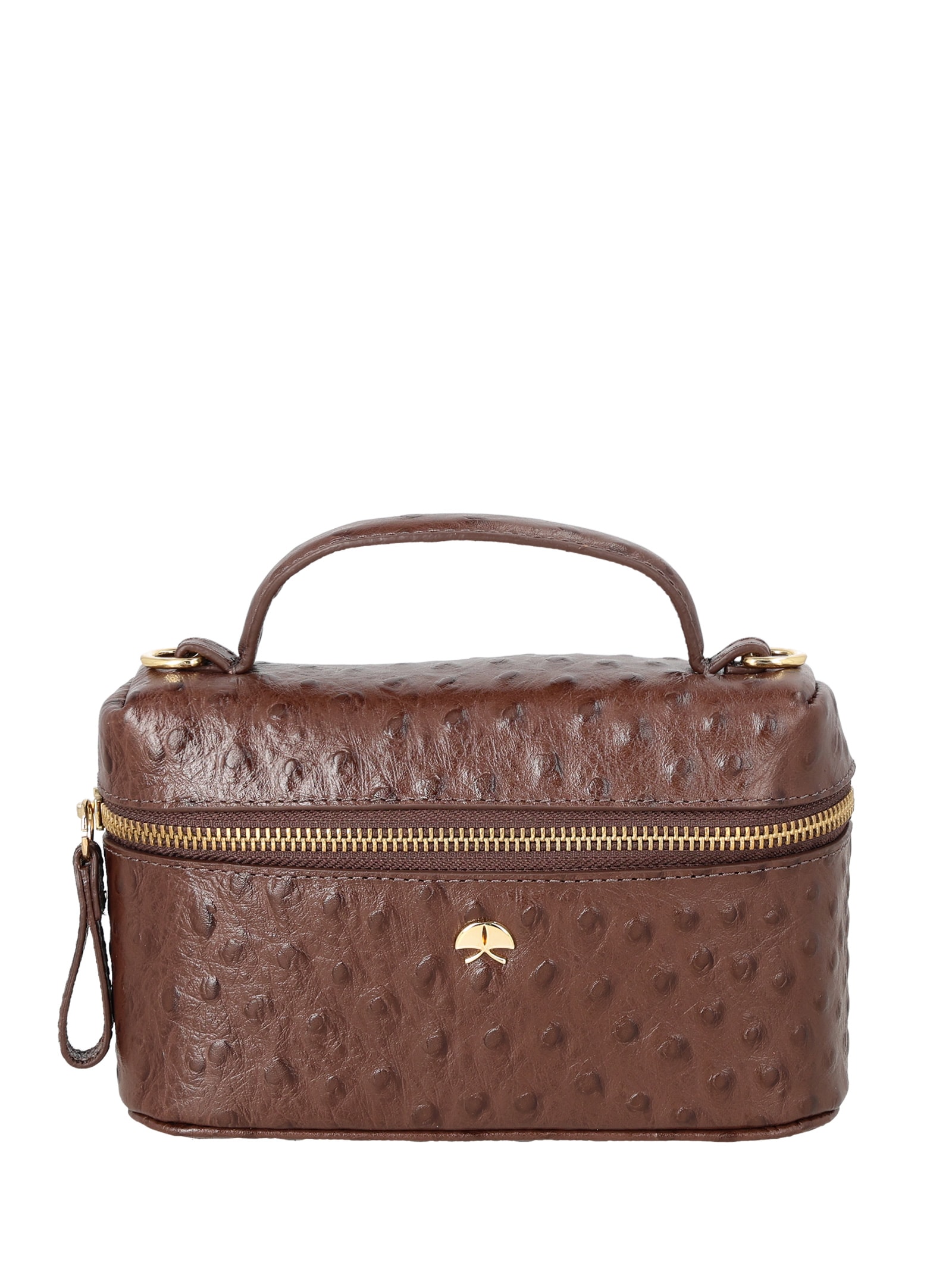 Bolsa Feminina Vanity Pequena – Marrom Luiza Barcelos