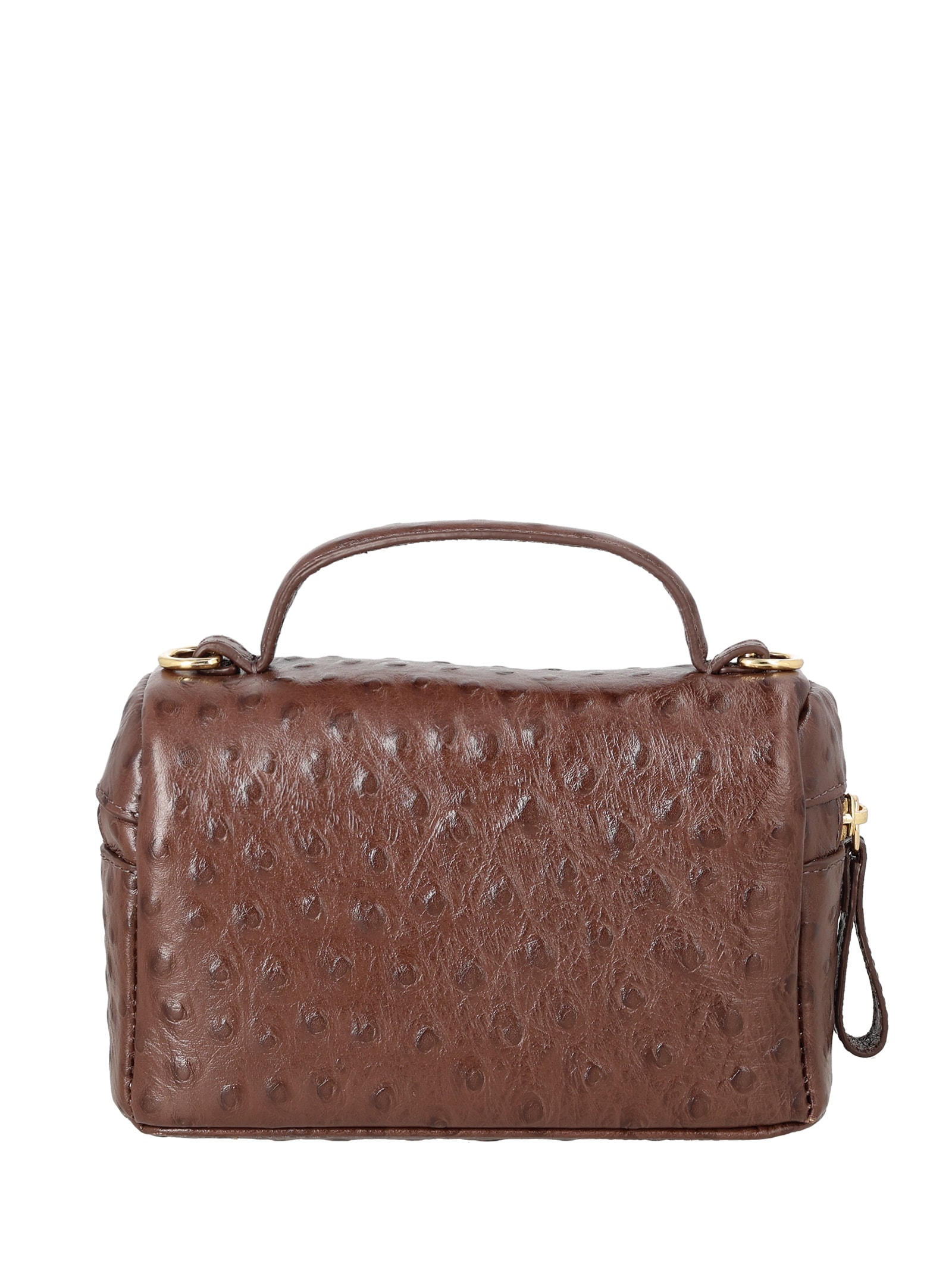 Bolsa Feminina Vanity Pequena – Marrom Luiza Barcelos