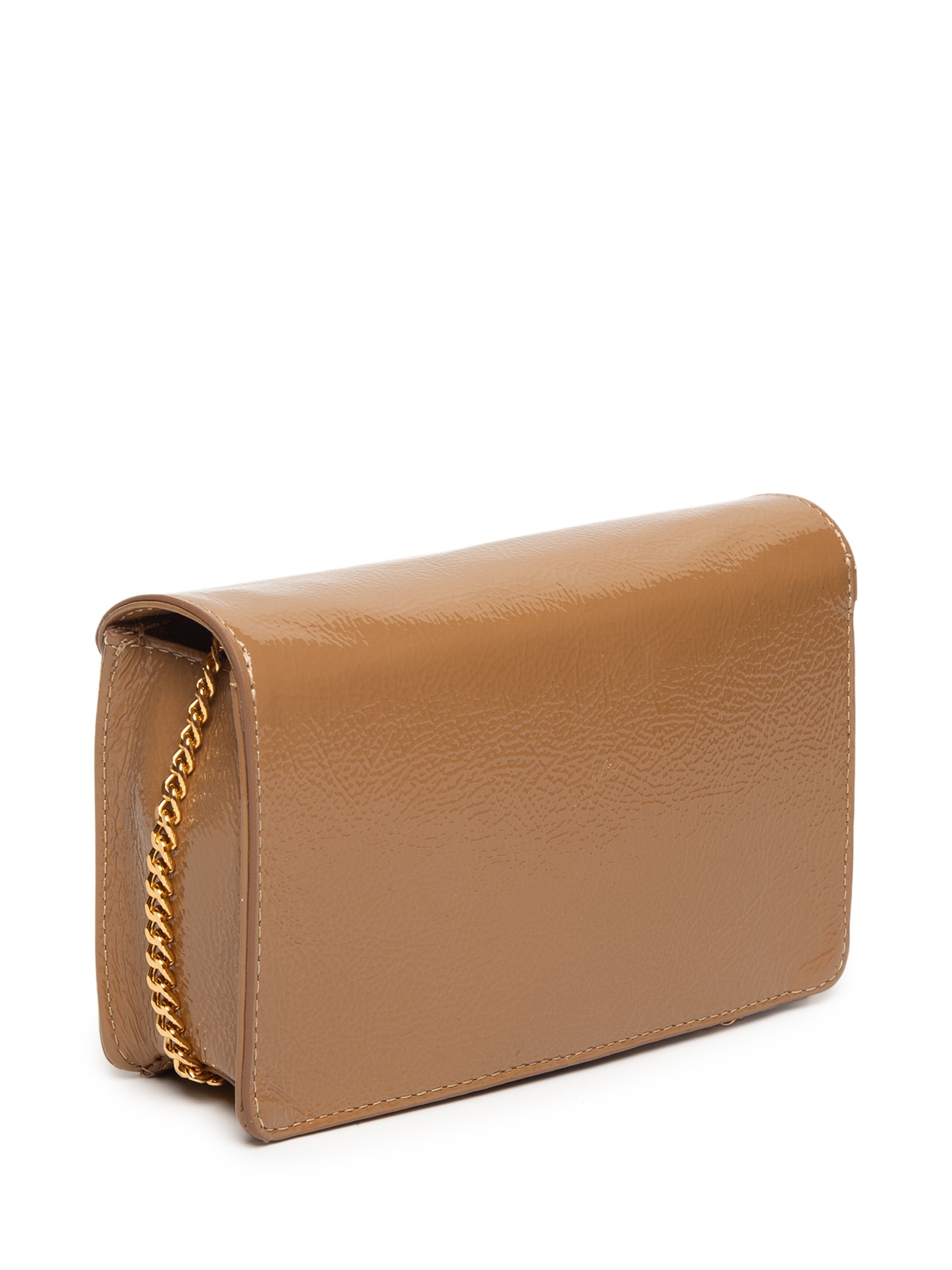 Bolsa Feminina Verniz Argila Bege Luiza Barcelos