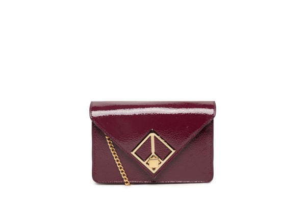 Bolsa Feminina Verniz Argila - Vermelho