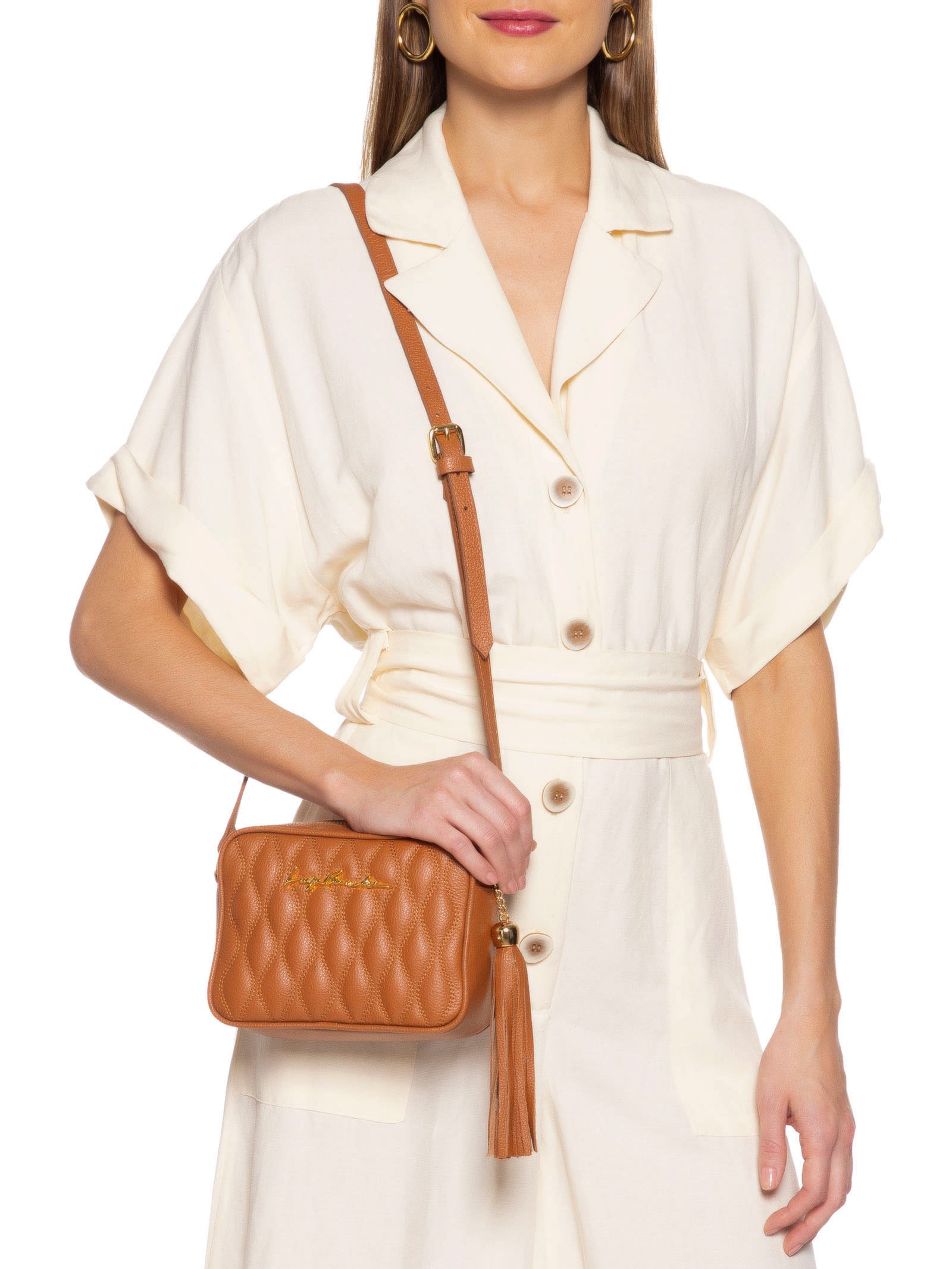 Bolsa Feminina Viena Marrom Luiza Barcelos
