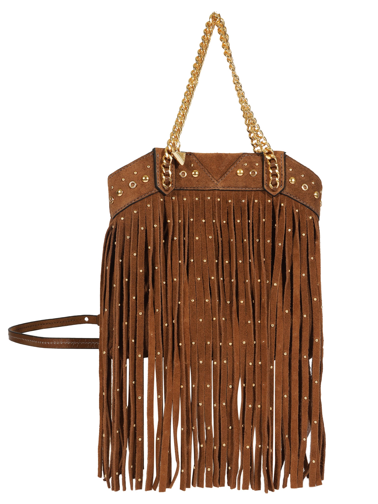 Bolsa Feminina Vita Boho Camurça Marrom Schutz