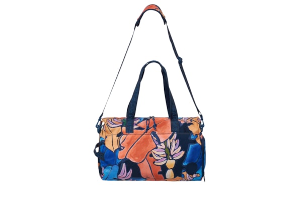 Bolsa Feminina Viva Banana Flora - Azul