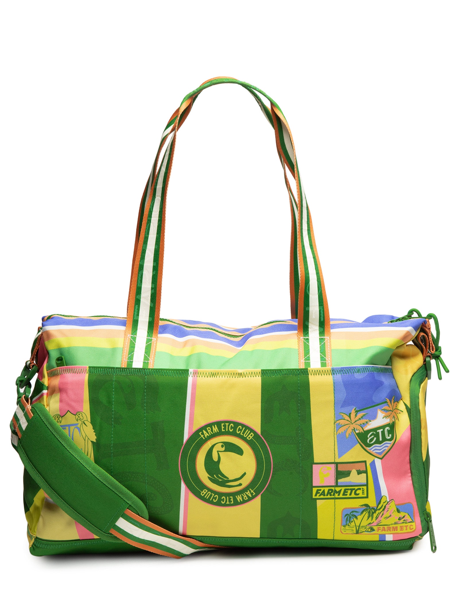 Bolsa Feminina Viva Copa Etc Listra Multi Verde Farm Etc
