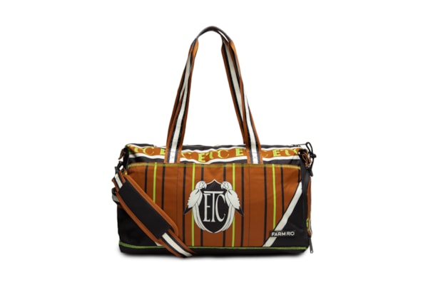 Bolsa Feminina Viva Copa Etc Listra Vinho - Marrom