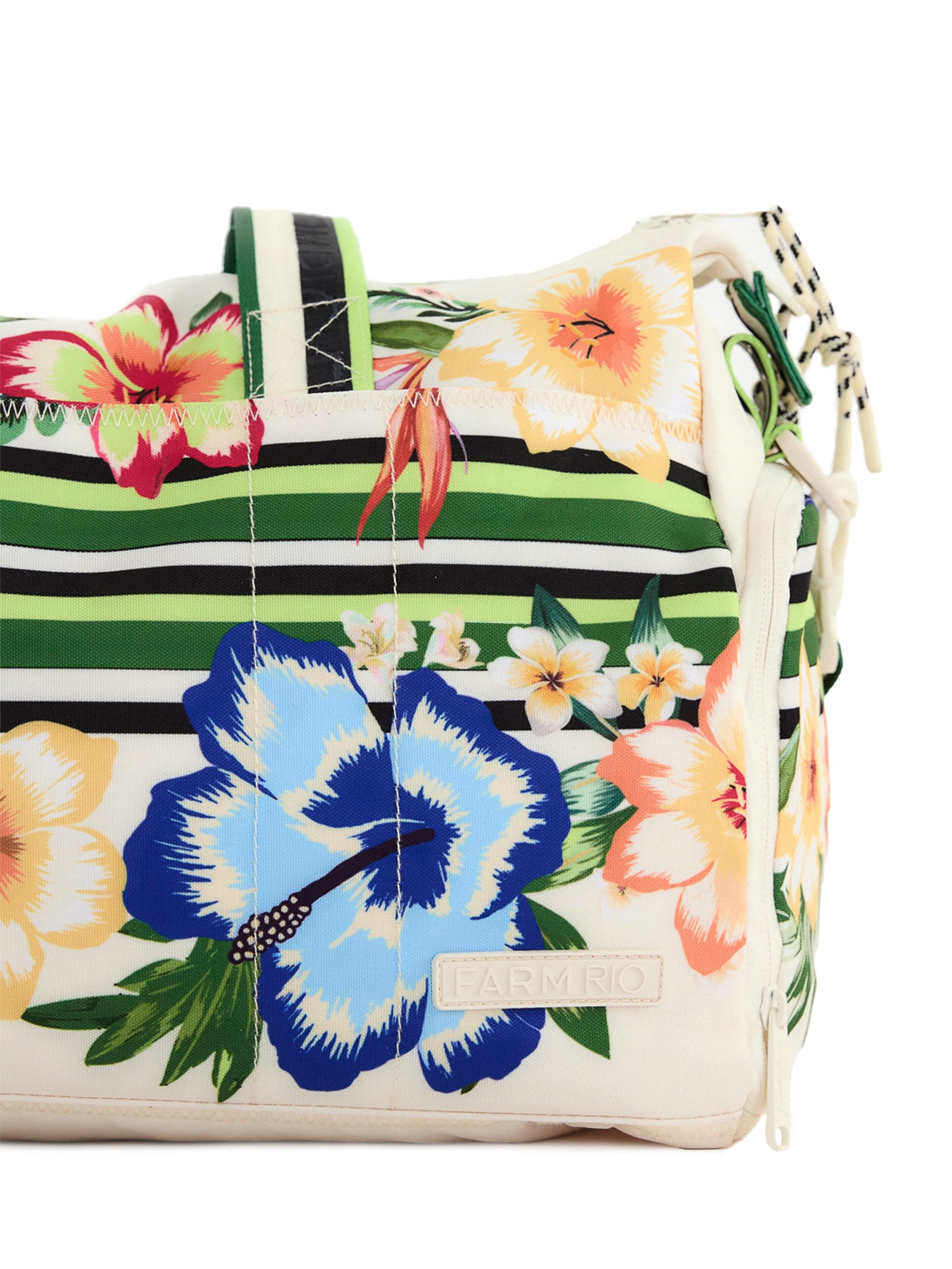 Bolsa Feminina Viva Floral Tropical Verde Farm Etc