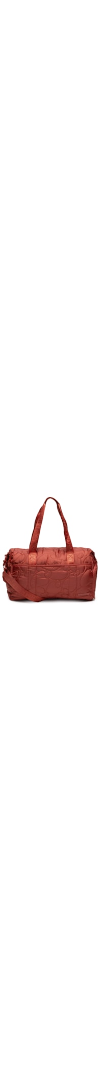 Bolsa Feminina Viva Gráfico Tropi Puffer - Vermelho