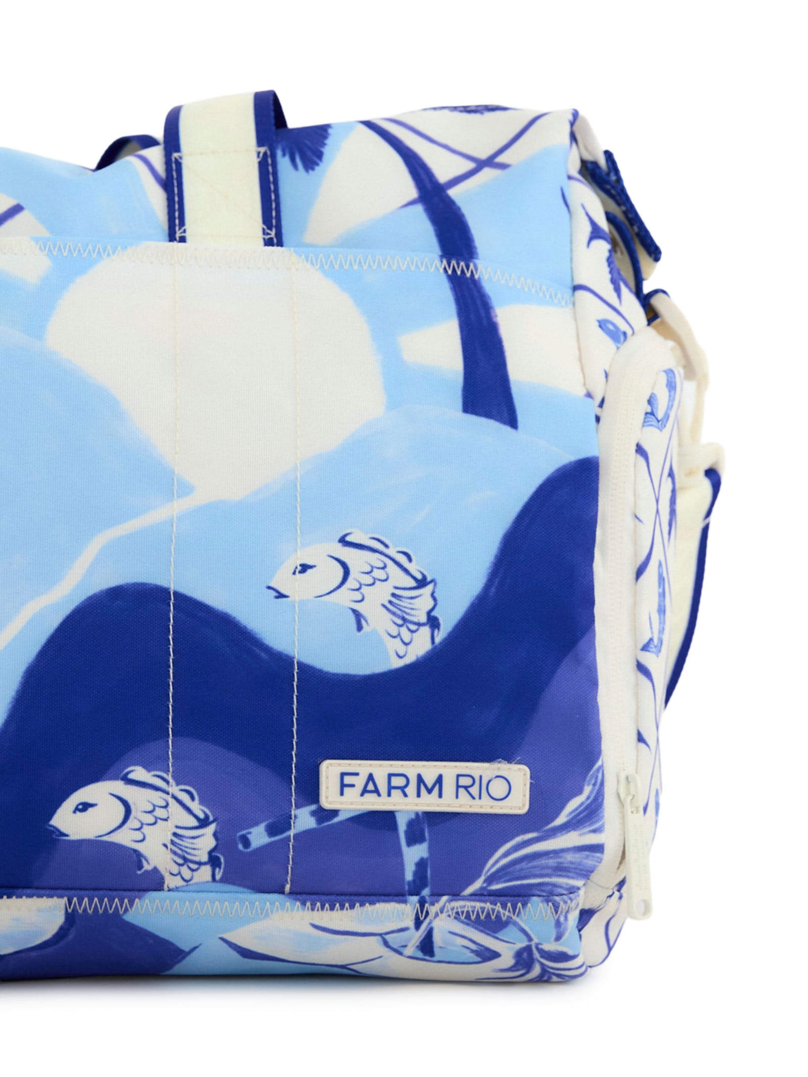 Bolsa Feminina Viva Semana De Arte Mural Azul Farm Etc