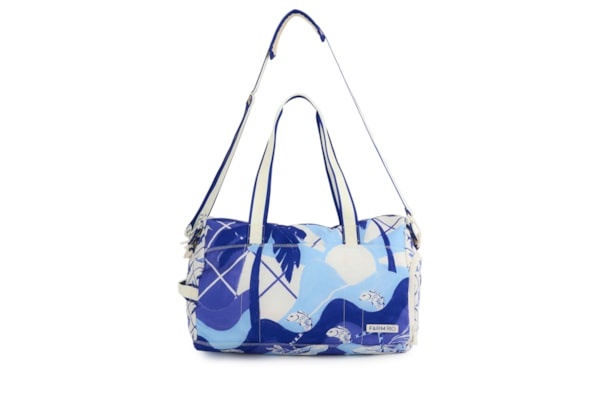 Bolsa Feminina Viva Semana De Arte Mural - Azul