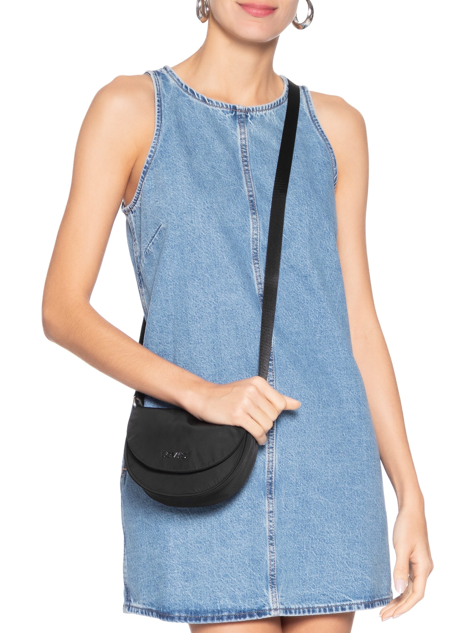 Bolsa Feminina Women's Small Crossbody Preto Levi's