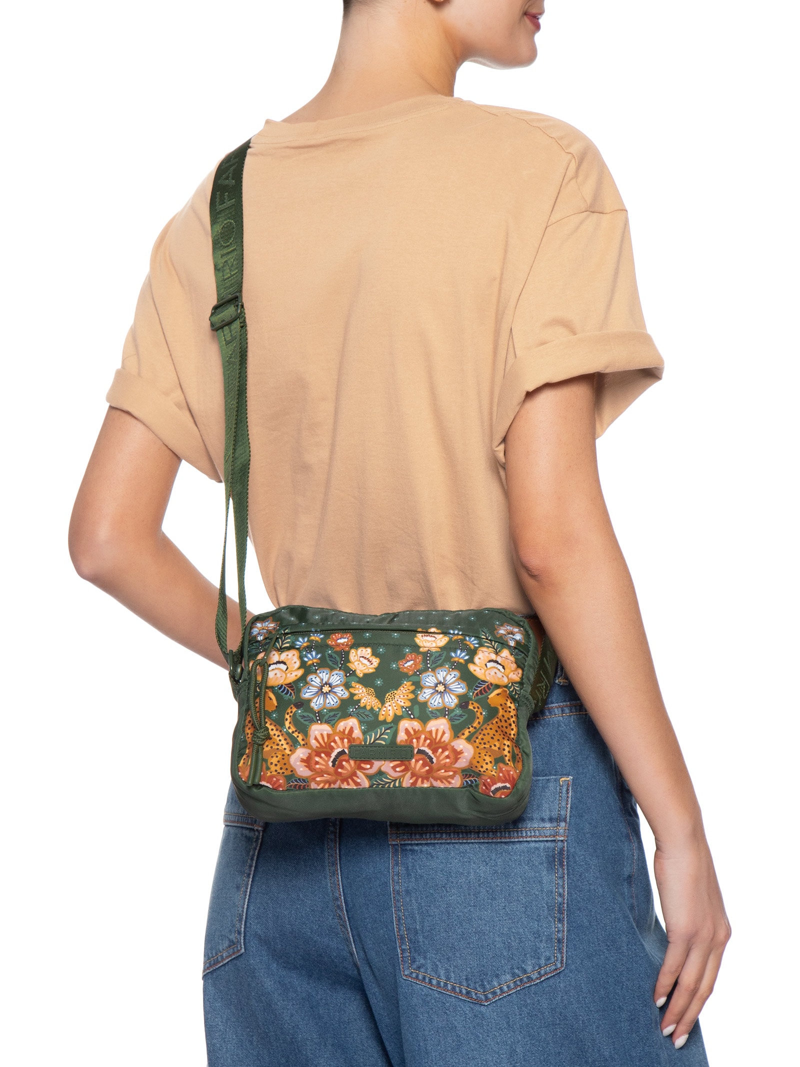 Bolsa Feminina Ziriguidum Doce Onça Verde Farm Etc