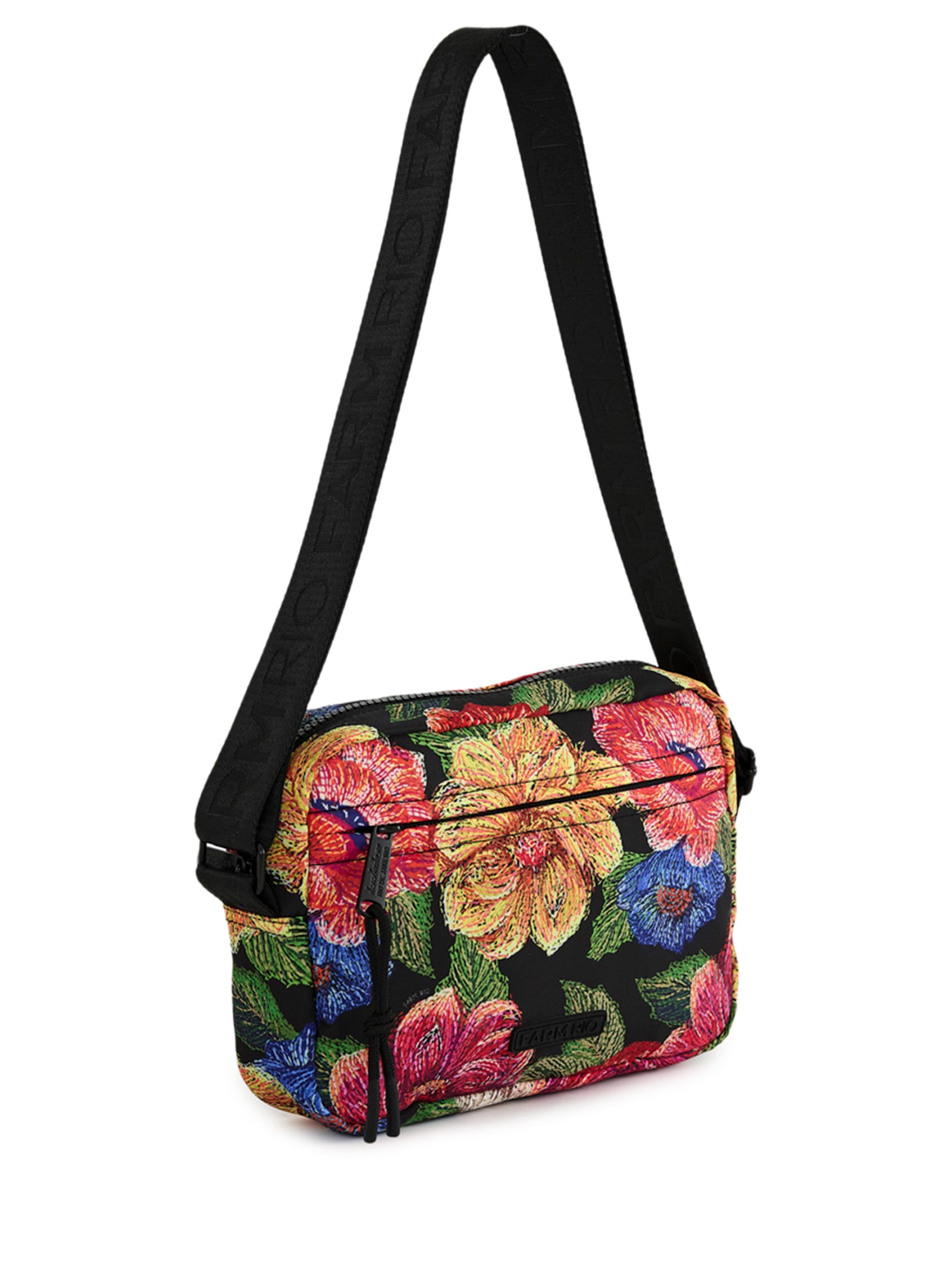 Bolsa Feminina Ziriguidum Floral Paraiso Preto Farm Etc