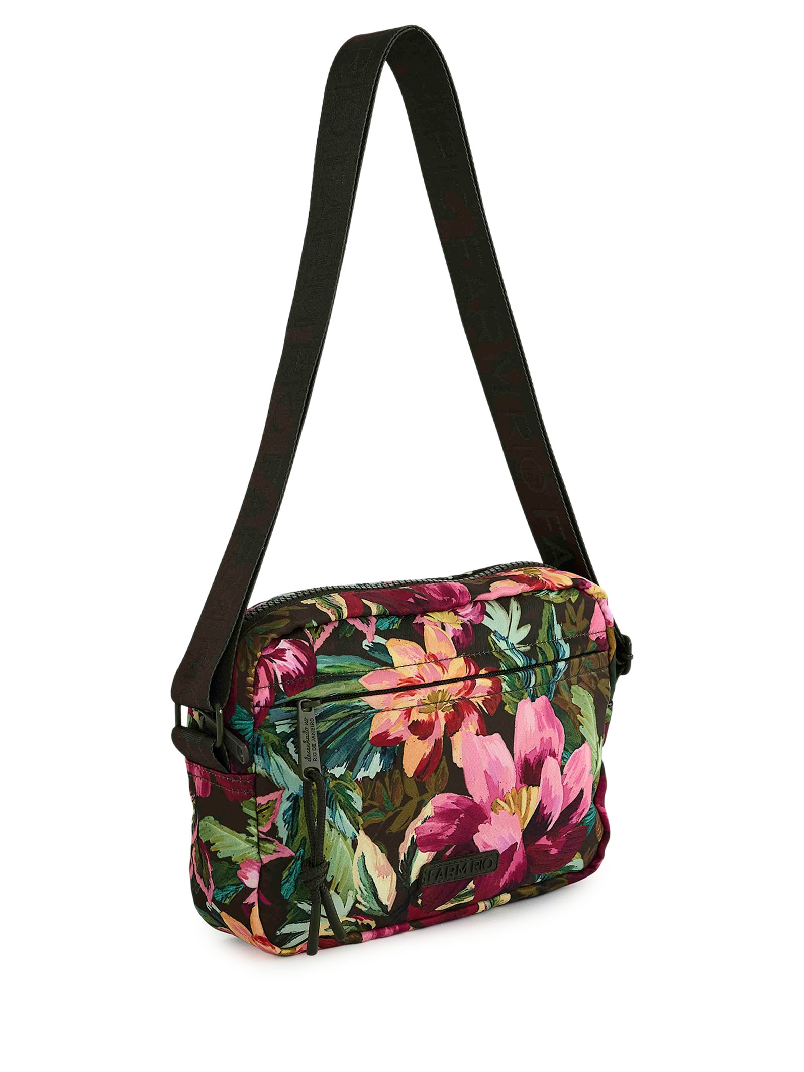 Bolsa Feminina Ziriguidum Painted Flowers Verde Farm Etc