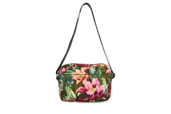 Bolsa Feminina Ziriguidum Painted Flowers - Verde