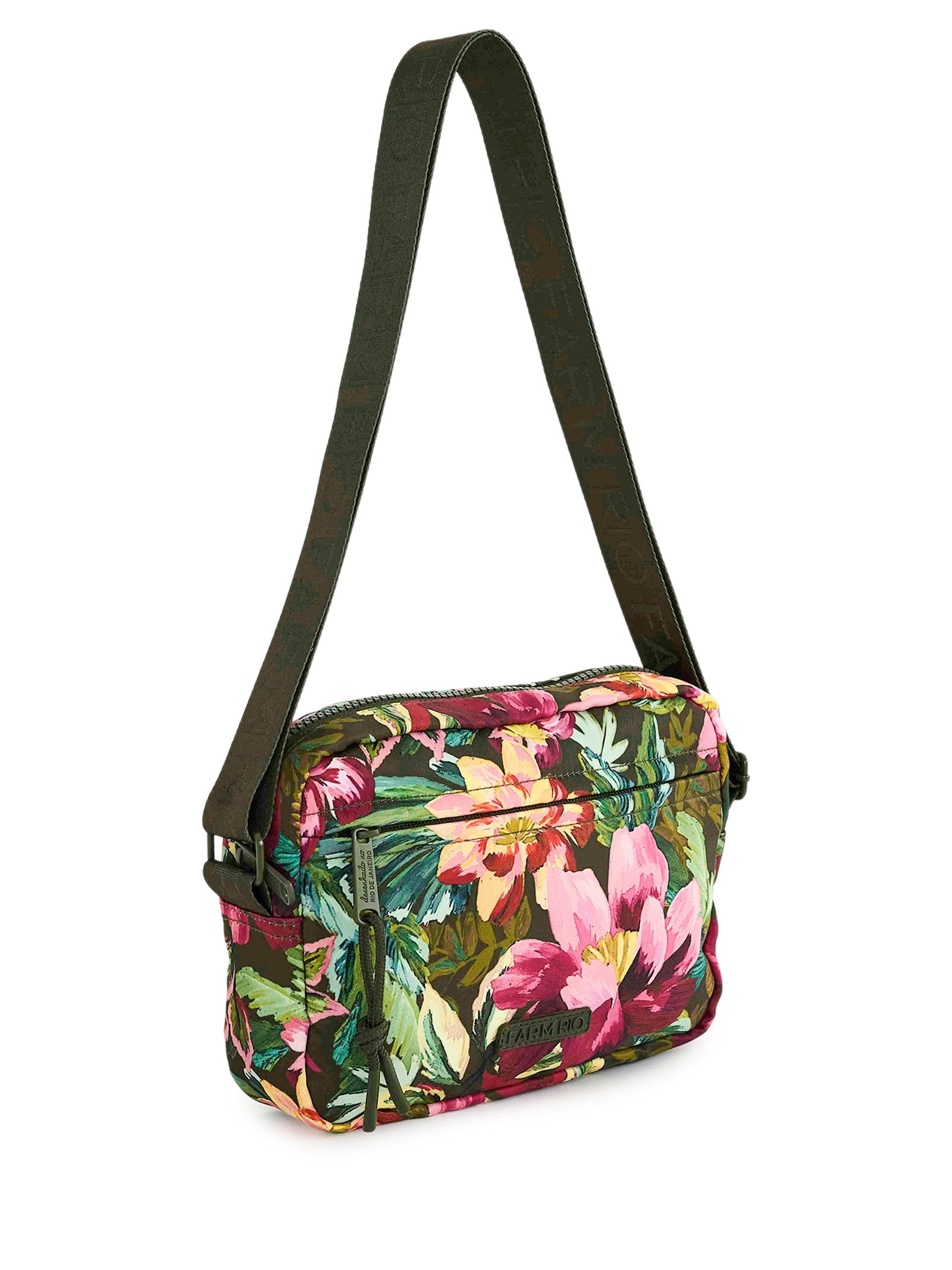 Bolsa Feminina Ziriguidum Painted Flowers Verde Farm Etc